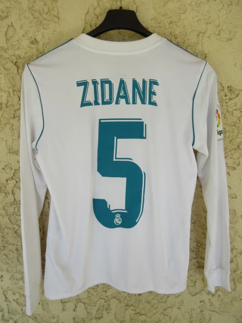 Maillot football vintage Real Madrid domicile #5 Zidane