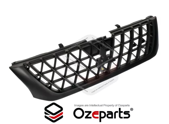 Main Radiator Grille Upper Front Grill Black For Mitsubishi Triton MK 2001~2004