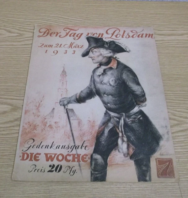 La Settimana Illustrierte Il Giorno Di Potsdam ad Un 21. März 1933 Gedenkausgabe