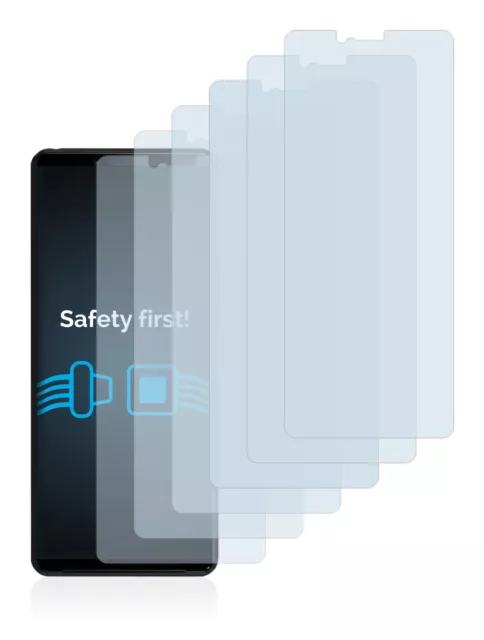 6x Savvies Film Protection Ecran pour Sony Xperia 10 II Film Protecteur Clair 2