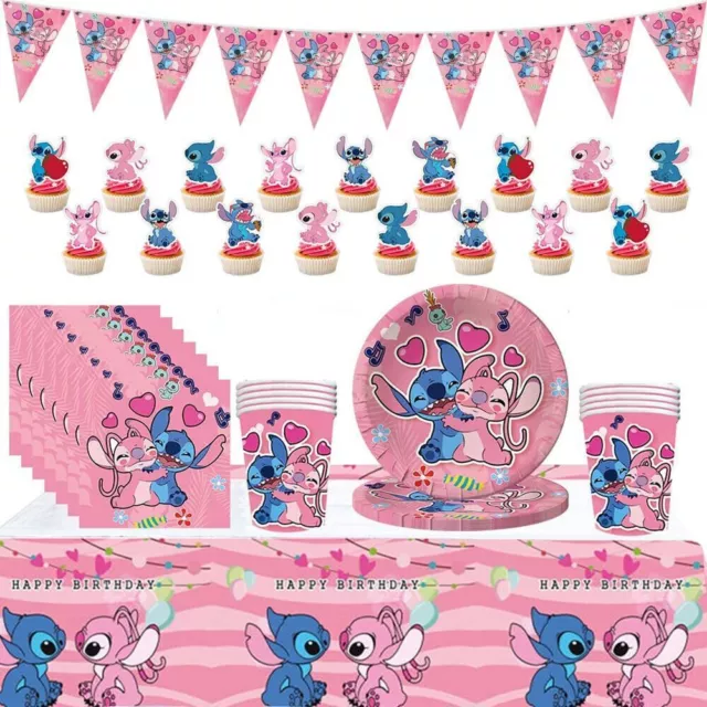 Lilo und Stitch Geburtstag Party Dekorationen Supplies Geschirr Ballon Banner