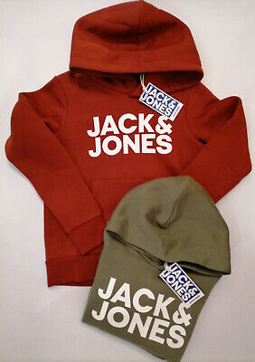 12152841 Jack & Jones Jungen Junior Sweater Sweatshirt Hoody Logo NEU 128 - 176