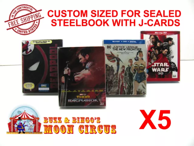 SCF4 Blu-ray Steelbook Protectors For Blufans Fullslips