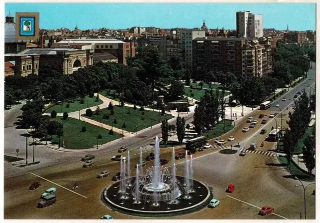 Postal Madrid. Plaza de San Juan de la Cruz. Paseo de la Castellana No. 147