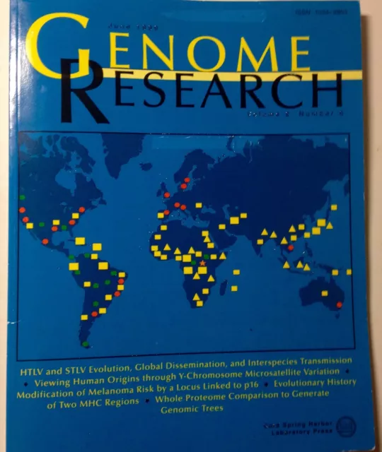 '99 Genome Research Magazine x5 Issues Genetic Science Risk Probe Evolve Species