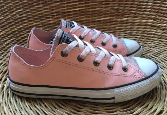 CHAUSSURES BASKETS FEMME junior en cuir rose paillettes Converse