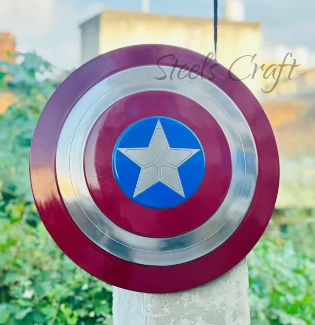 Medieval Wearable Captain America Shield Avengers MCU Movie 24" Larp MenCostume