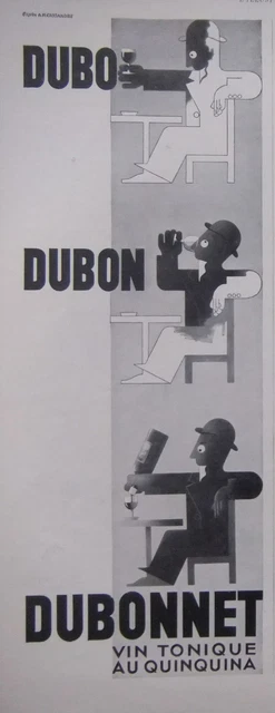PUBLICITÉ DE 1935 PORTO vin de l'élite et de l'élégance
