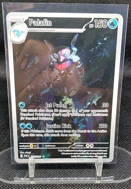 Palafin - 225/091 - Illustration Rare - Paldean Fates - Near Mint Ungraded