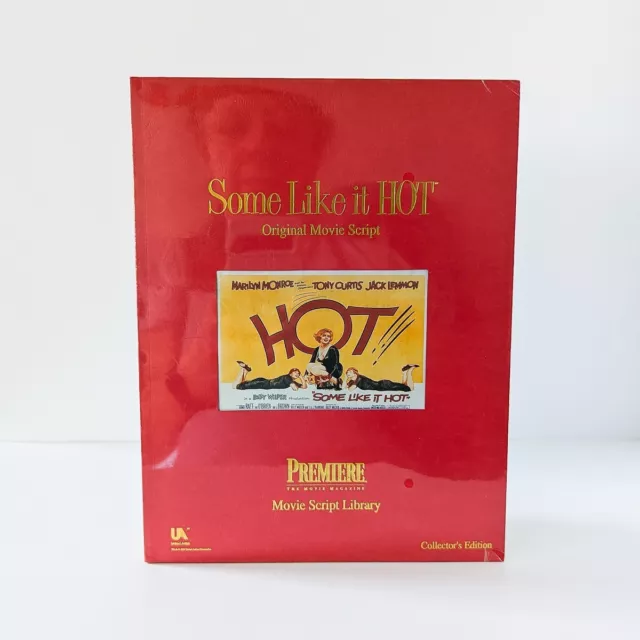 Some Like It HOT - Original Movie Script - 1994 NEW SEALED! Marilyn Monroe Book