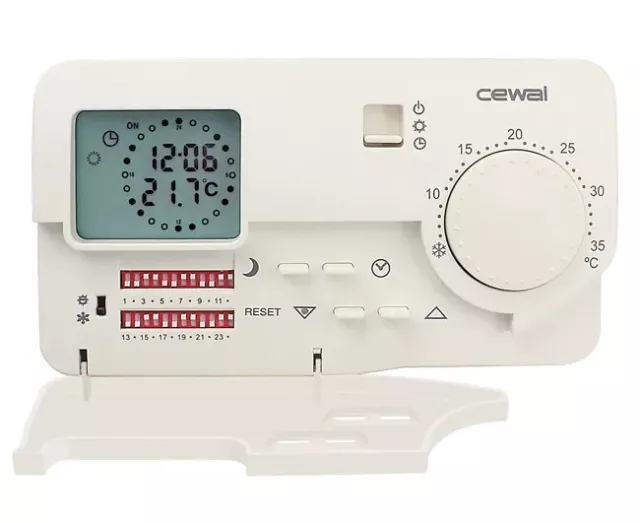 Thermostat Programmable Électromécanique Numérique Journalier Modèle Life cewal