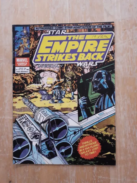 star wars weekly marvel uk empire Strikes Back 127 1977 Boba fett VG Condition