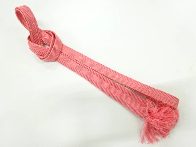 6141130: Japanese Kimono / Vintage Hand-Tied Obijime Cord