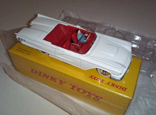 Miniature Ford Thunderbird Cabriolet 1963 Verte Claire 1/43 Par Solido/Hachette - Occasion En Très Bon état - Modèle Métal