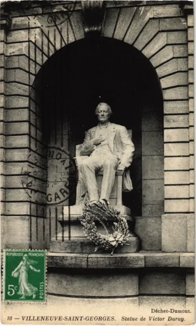 CPA AK Villeneuve St.Georges Statue of Victor Duruy FRANCE (1282755)