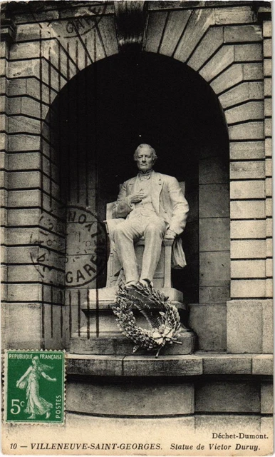 CPA AK Villeneuve St.Georges Statue of Victor Duruy FRANCE (1282755)