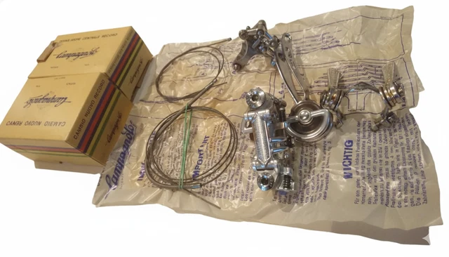 Dérailleur Avant Campagnolo Nuovo Record 28.6 Mm - 3 Trous - Vintage Eroica (Italie)
