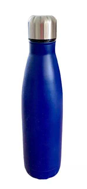 Bottiglia isolata in acciaio inox 500 ml bottiglia termica bevande sportive blu