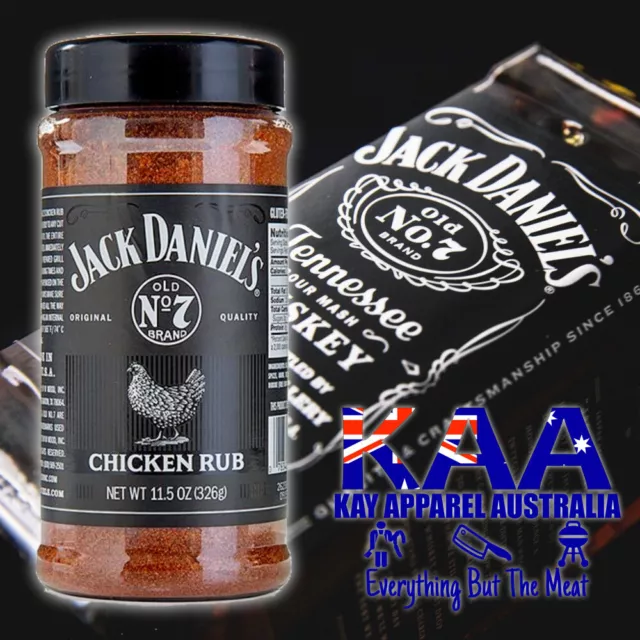 BBQ Rub Jack Daniels BBQ Rubs - Chicken BBQ Rub 326g, Gluten Free