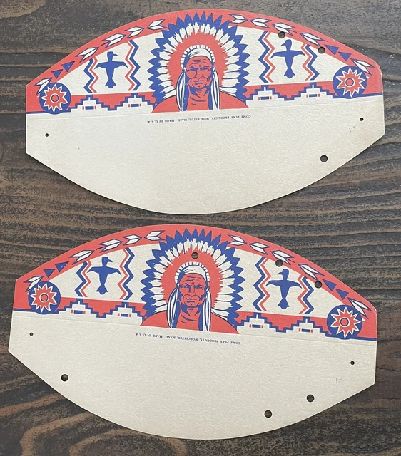 Vintage Children's Chief Indian Headdress Headband Cowboy Play Halloween Costume