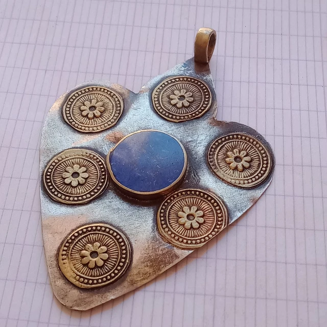 A Holyunresearched Very Old Rare Ancient Viking Amulet Silver Artefact Authentic