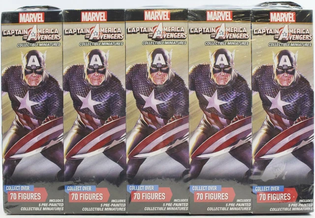 Marvel HeroClix: Captain America and the Avengers Booster Brick NEW/SEALED