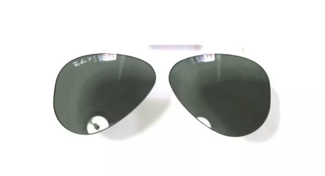 Ray Ban 3026 62 Aviator Lenti di Ricambio Verde Polarizzato