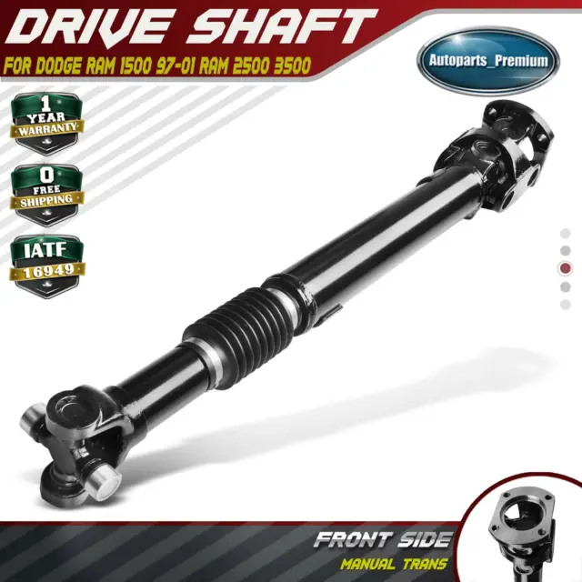 Front Driveshaft Prop Shaft Assembly for Dodge Ram 1500 97-01 Ram 2500 3500 4WD