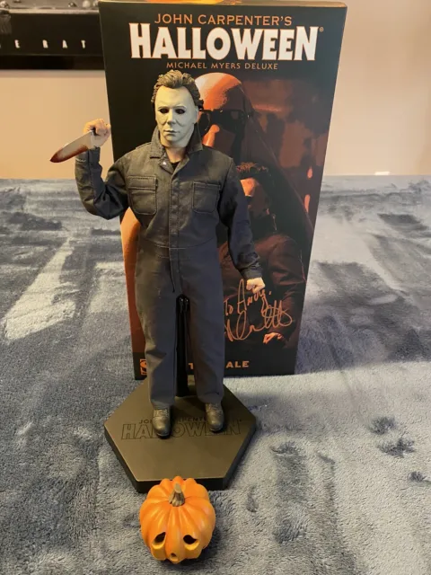 Sideshow 1/6 Sixth Scale Michael Myers Halloween Box Signed By Nick Castle!