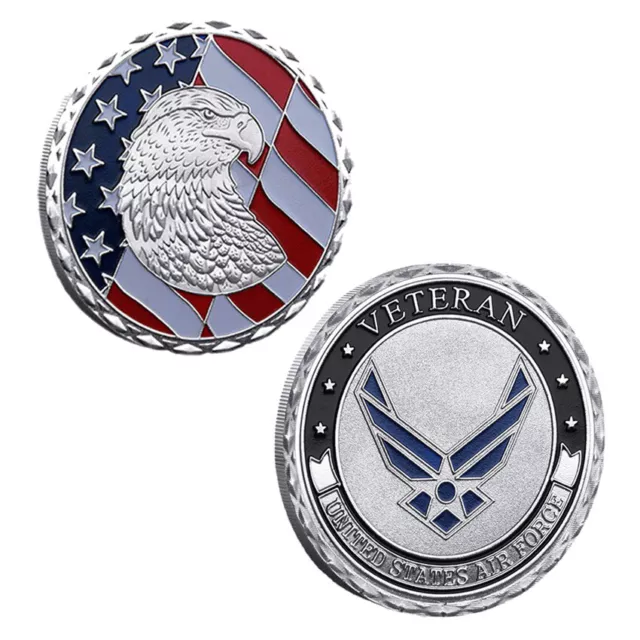 USAF US Air Force Veteran Challenge Coin Commemorative Collectible Military Army