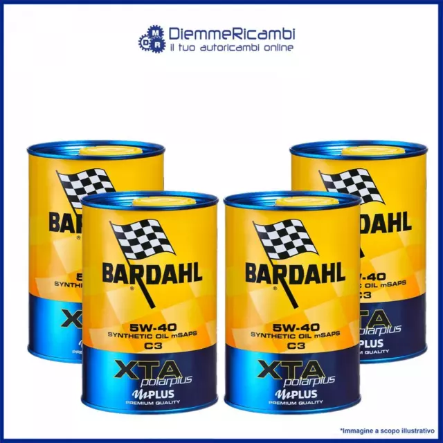 4 LT OLIO MOTORE BARDAHL XTA PolarPlus 5W40 C3 - 4 litri