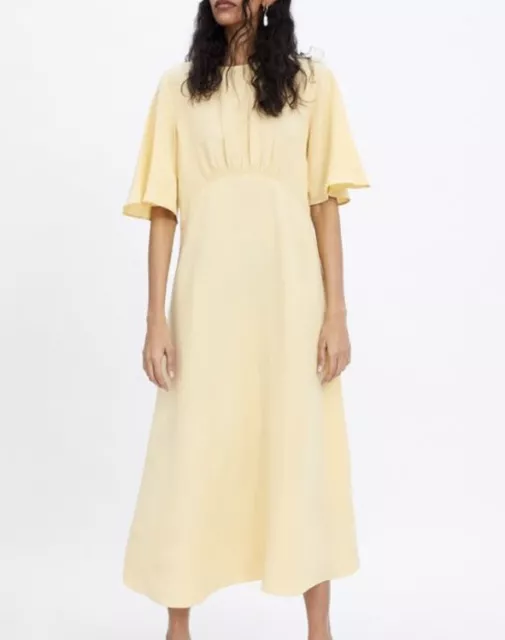 Yellow dress zara 2019 new arrivals