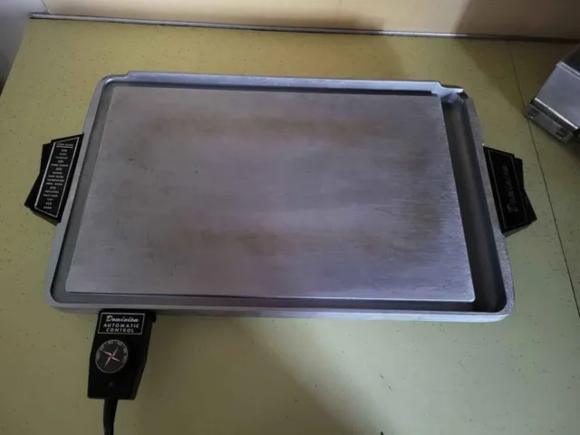 Vintage Mid Century Dominion Griddle Tabletop Grill 2301