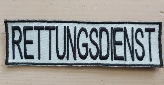 Rettungsdienst Patch Mit Klettrücken