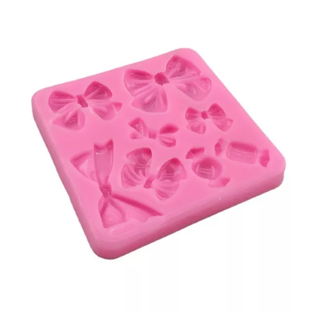 Bow Knot Resin Molds Silicone Fondant Mould Cake Decoration Pastry Baking Too..b