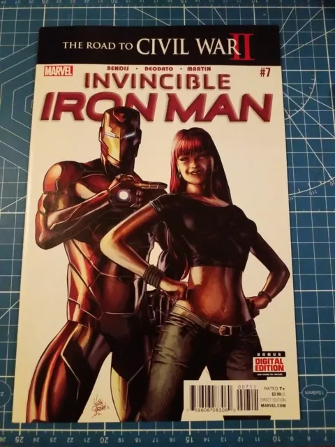 Invincible Iron Man 7 Marvel 1st Print, 1st Riri Williams/Ironheart high grade