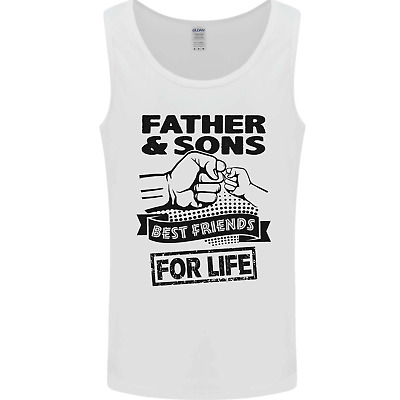 Father & SONS Best Friends For Life Da Uomo Canotta Tank Top 2