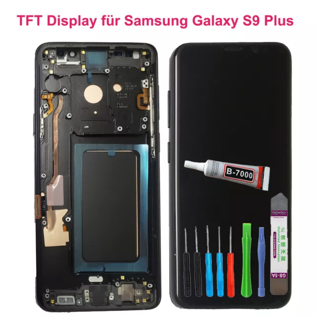 HX Display Für Samsung S9 Plus G965 Full InCell Bildschirm LCD + Touch Rahmen