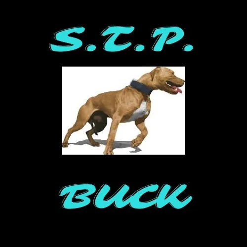 S.T.P BUCK  American Pit Bull Terrier Sticker