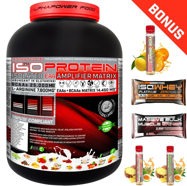 Whey Eiweiß Protein 2,5 kg Isolat Pulver