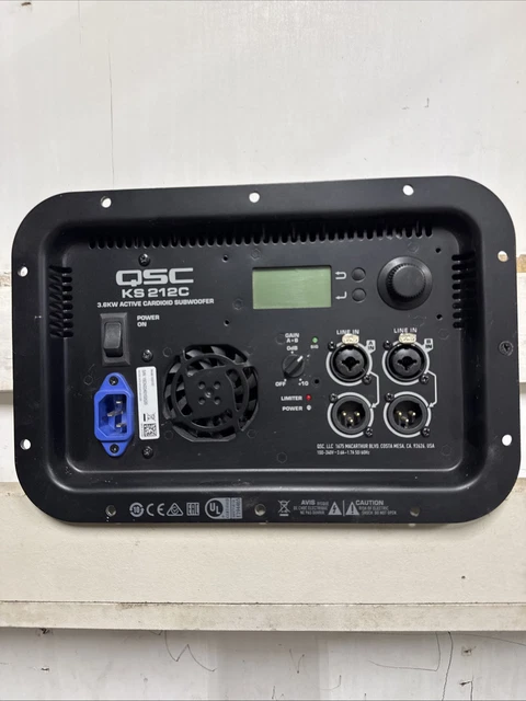 Dual 12 Qsc 212c Qsc Subwoofer QSC KS212C Powered Dual 12
