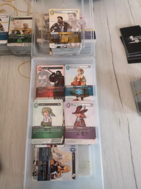 Final fantasy tcg opus 1-2-3 rare e comuni