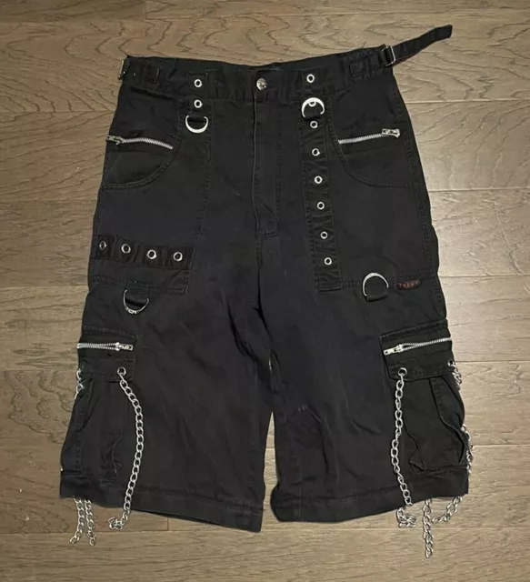 Tripp NYC Electro Pants [Black/Green] - Goth, Mall Goth, Rave