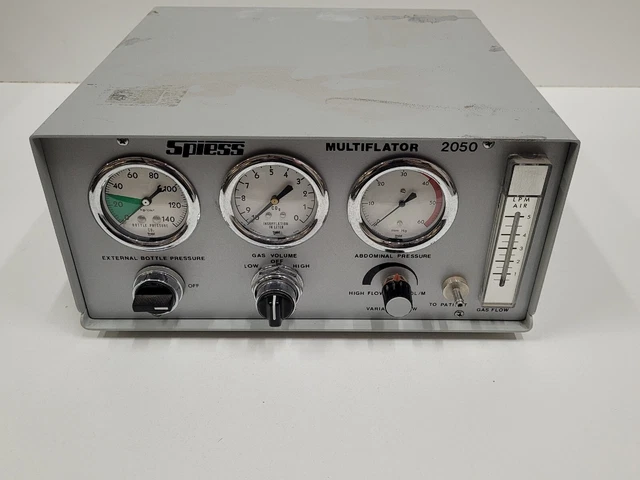 Spiess 2050 Multiflator Insufflator  Untested