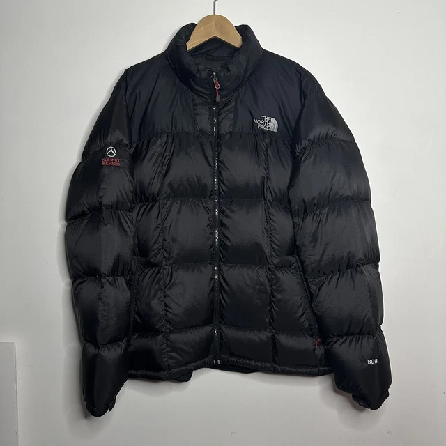 Vintage The North Face Nuptse 800 Down Puffer Jacket, Mens XL Black