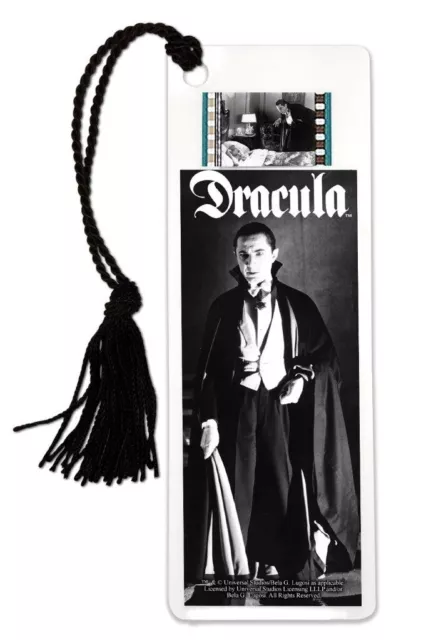 Dracula Universal Monsters Bookmark w/Real 35mm Film Cell from Film Reels NEW