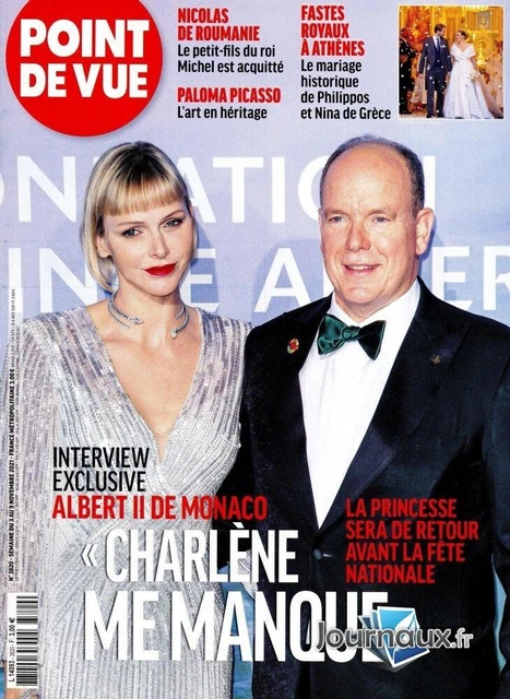 POINT DE VUE 3820 (2021) Albert Charlène MONACO - Grèce Espagne Japon ...