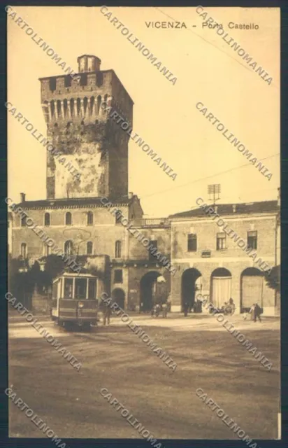 Vicenza città Tram cartolina MQ2871
