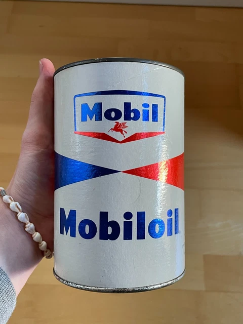 Alte Öldose MOBIL Mobiloil