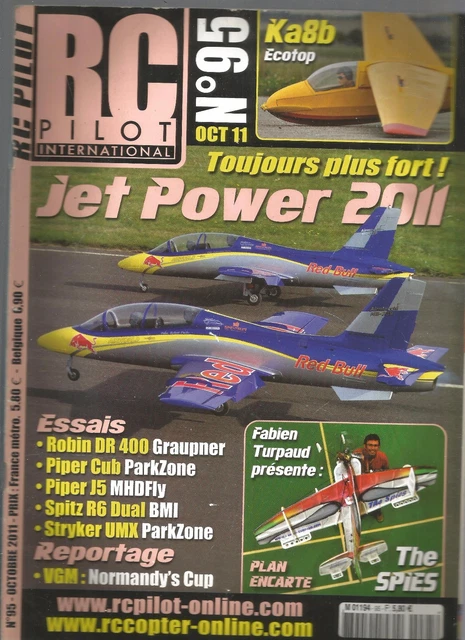 RC PILOT N°95 PLAN: THE SPIES V4 / KA 8b / ROBIN DR 400 / PIPER CUB / PIPER J5